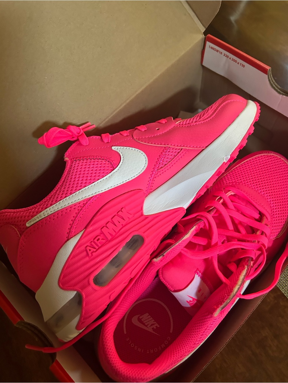 Nike Women’s Air Max Sneakers - Hot Pink / White